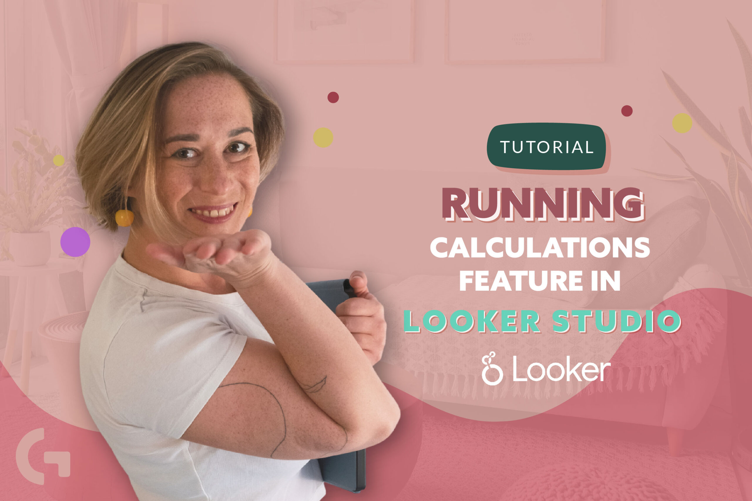 Running calculations feature in Looker Studio