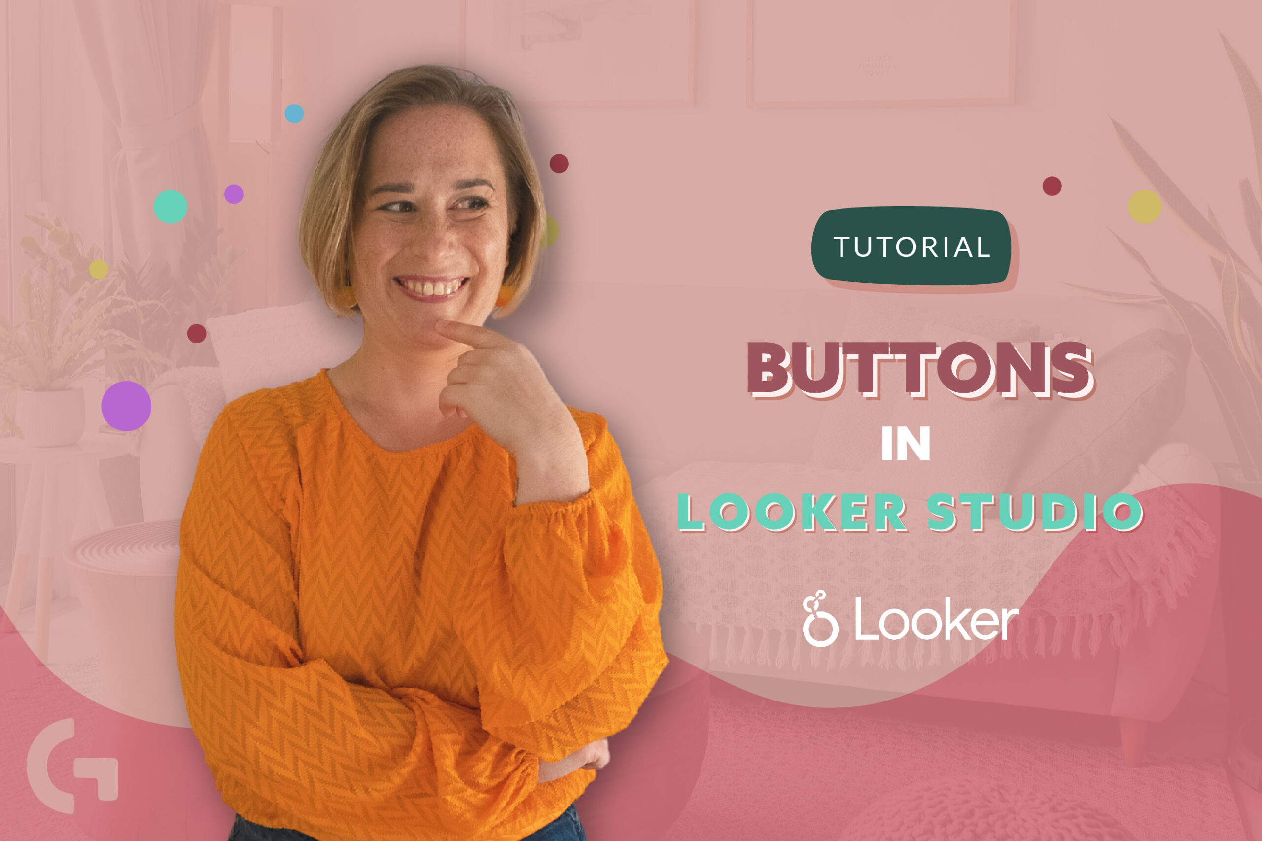 Buttons feature in Looker Studio