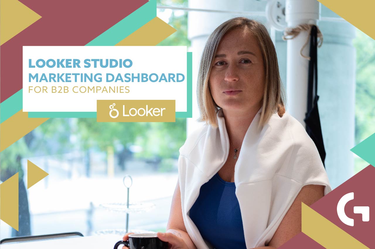 B2B Paid traffic leads Looker Studio report template overview