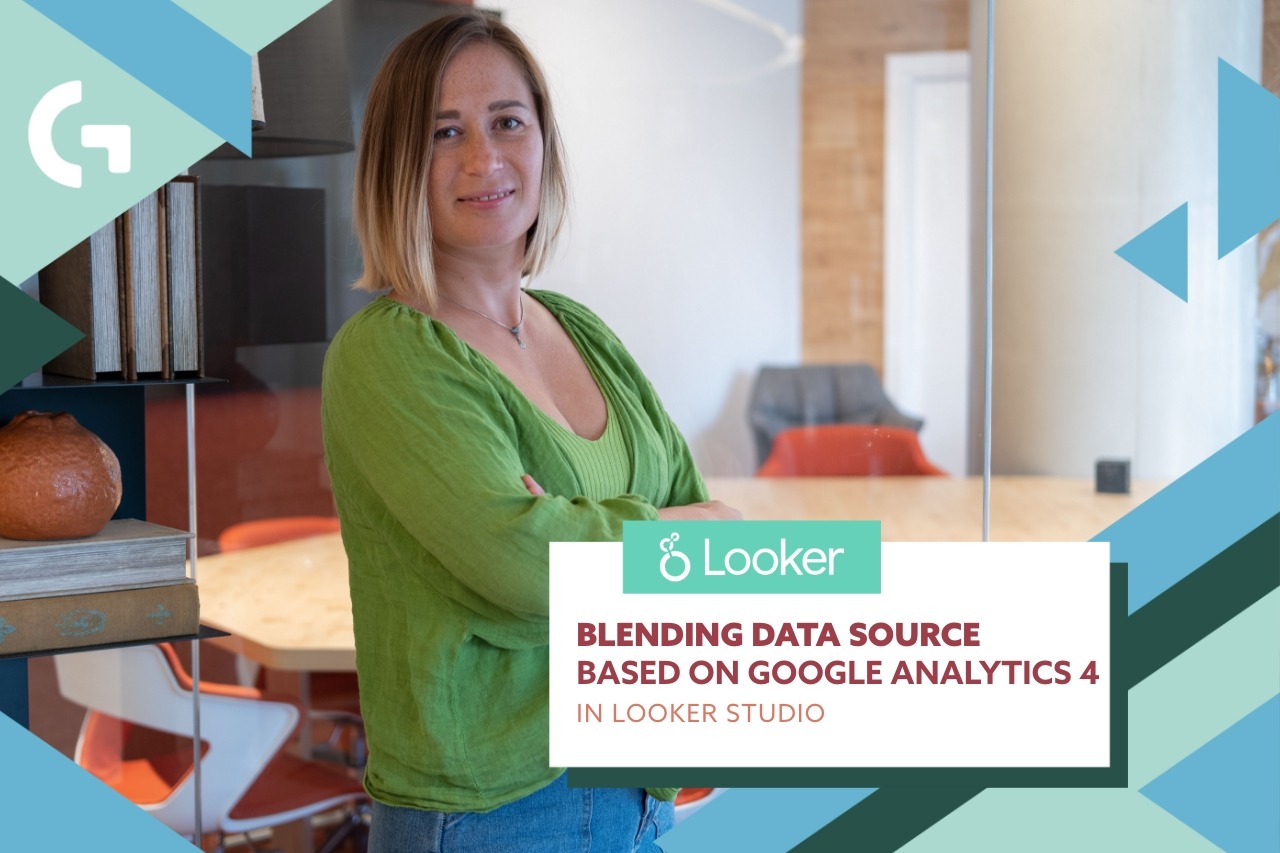 Blending data source based on Google Analytics 4 in Looker Studio