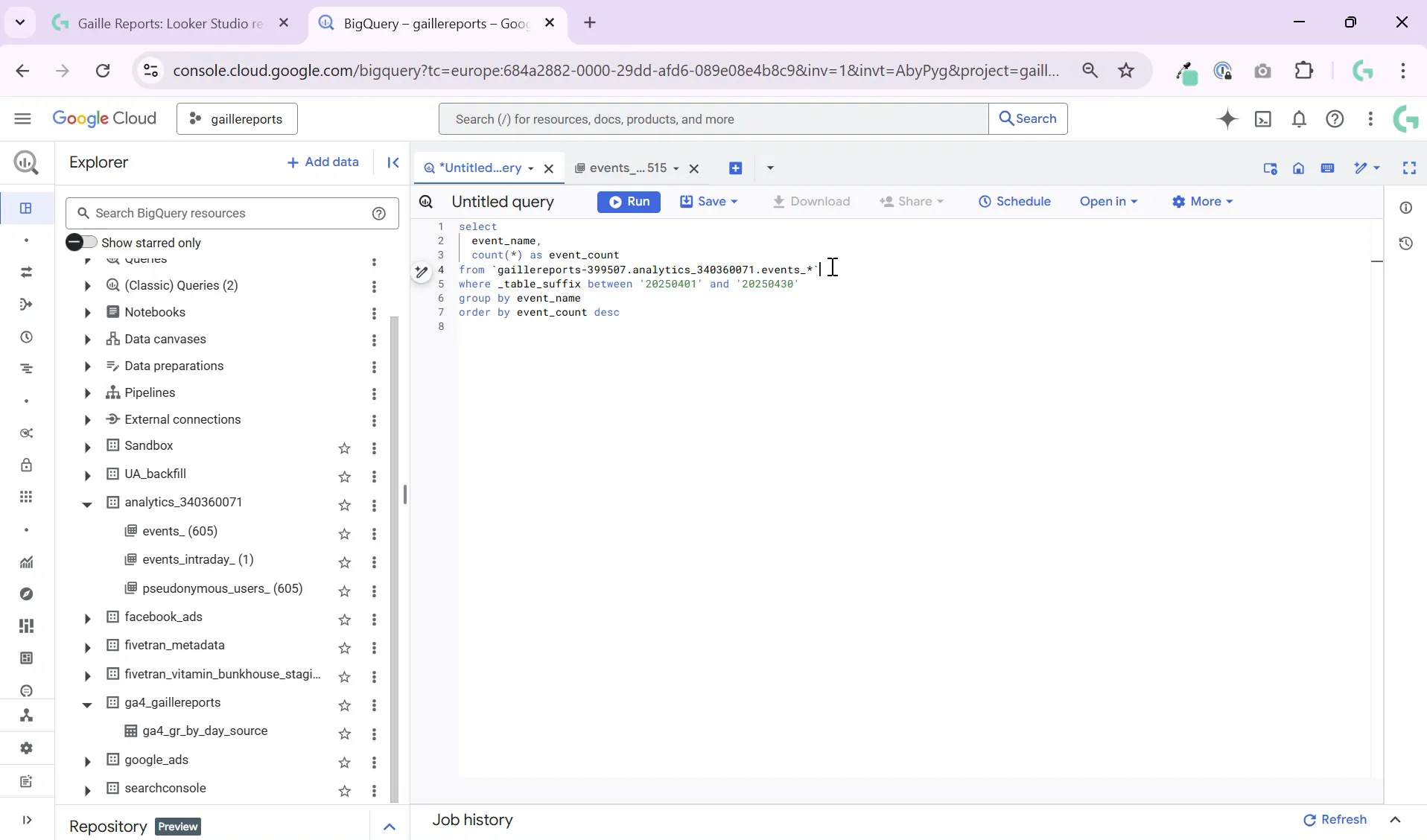 SQL query structure with SELECT, FROM, GROUP BY, ORDER BY clauses highlighted