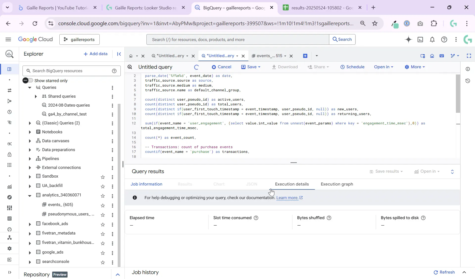 Counting conversions by filtering event names