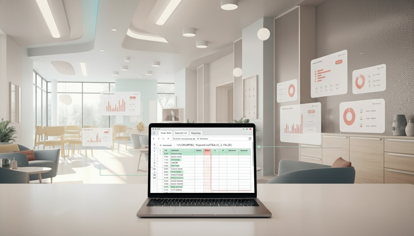 Google Sheets marketing reporting dashboard view