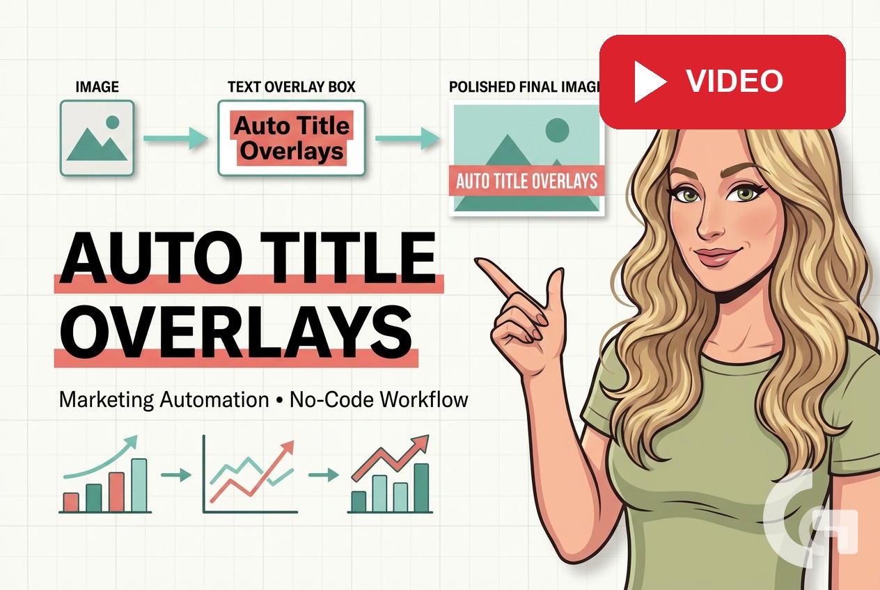 Add Text Overlay Images: 5 Smart No-Code Steps: Video Tutorial