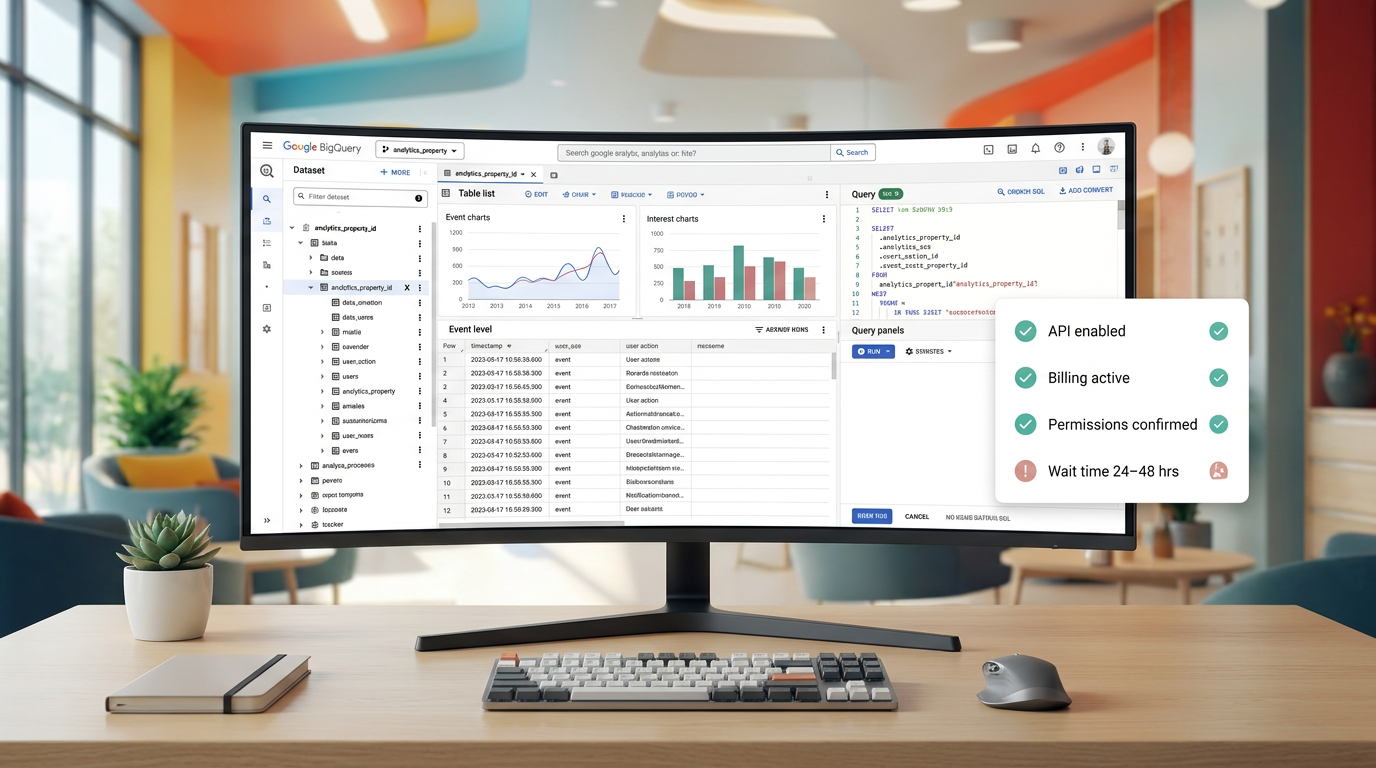 BigQuery dashboard and reporting analysis