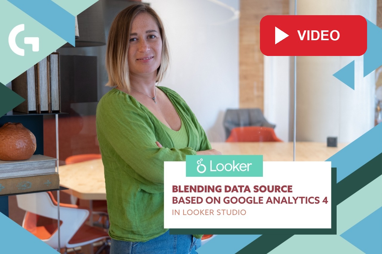 Blending data source based on Google Analytics 4 in Looker