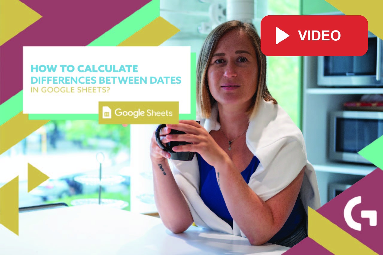How to calculate differences between dates in Google Sheets?