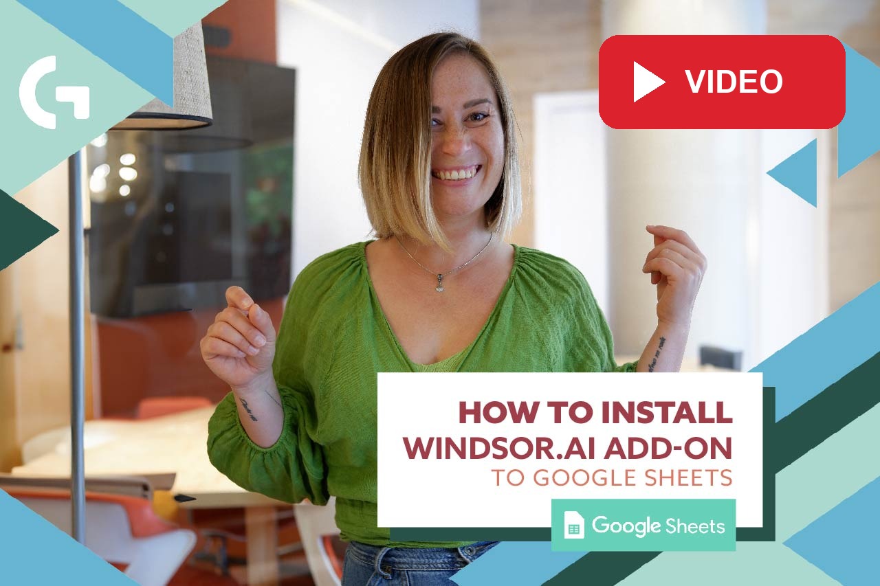 How to install Windsor.ai add-on to Google Sheets?: Video