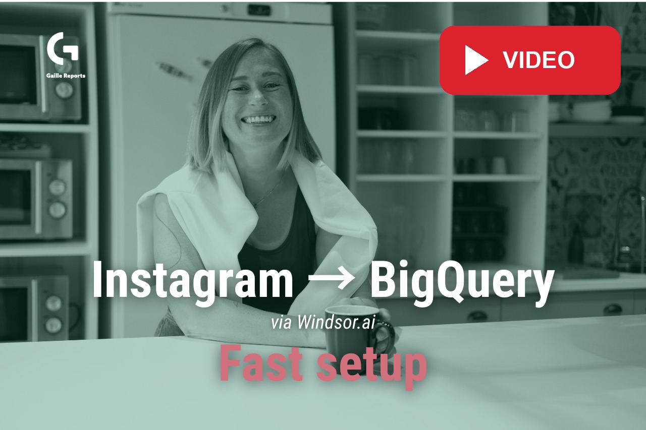 How to Send Instagram Public Data to BigQuery: Video Tutorial
