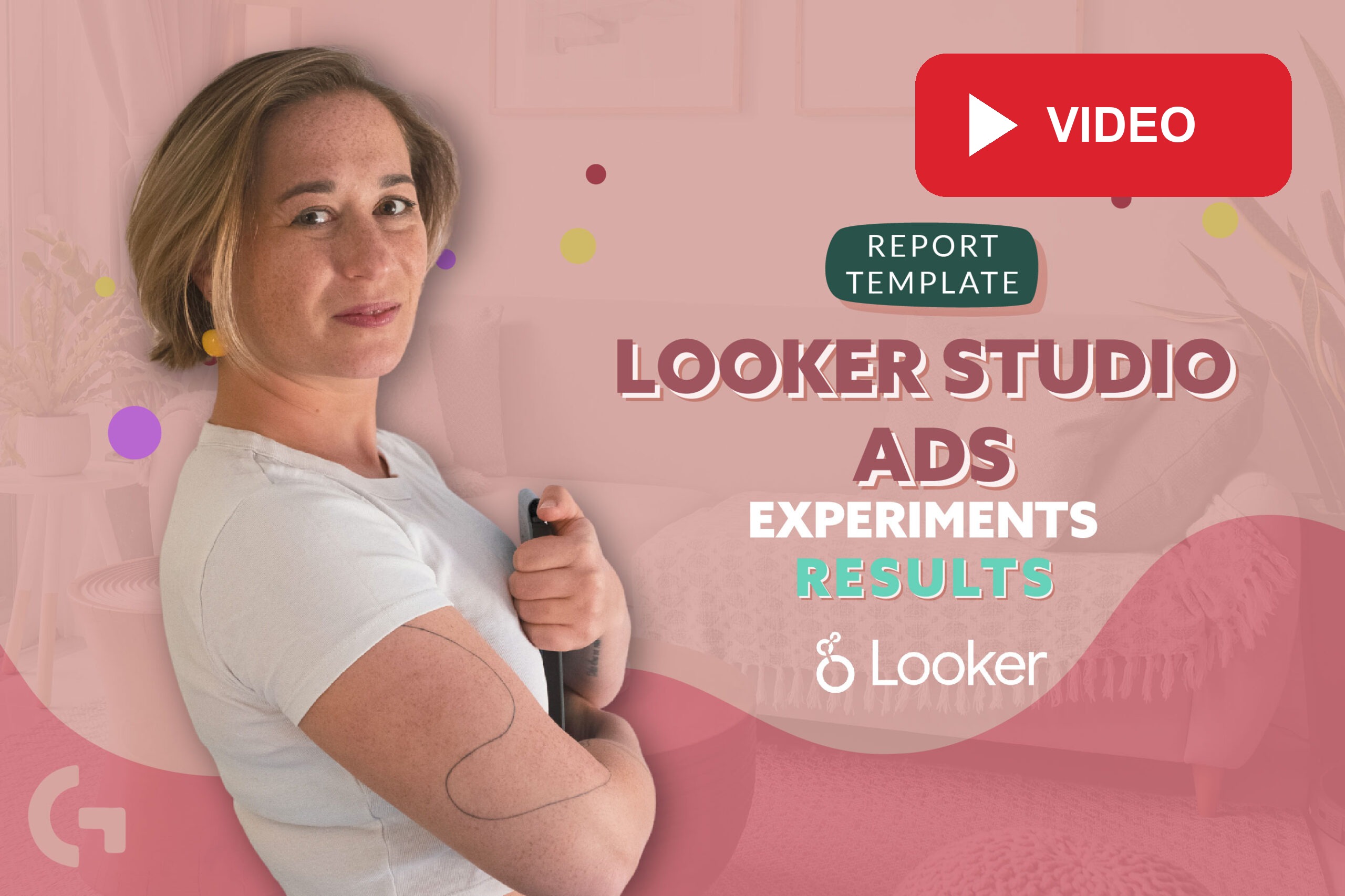 Looker Studio Ads experiments (A/B tests) results template