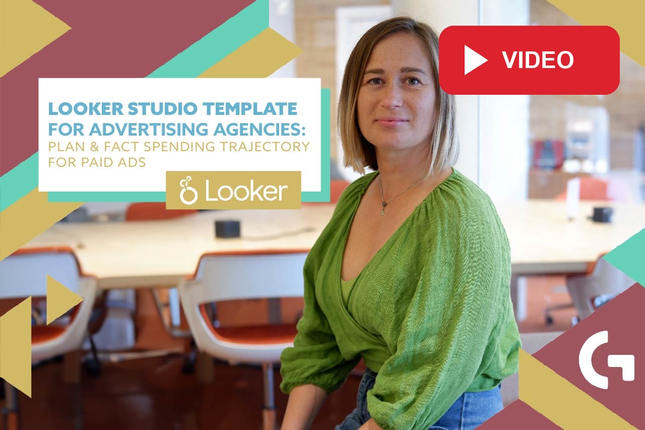 Looker Studio template for Advertising Agencies: Plan & Fact
