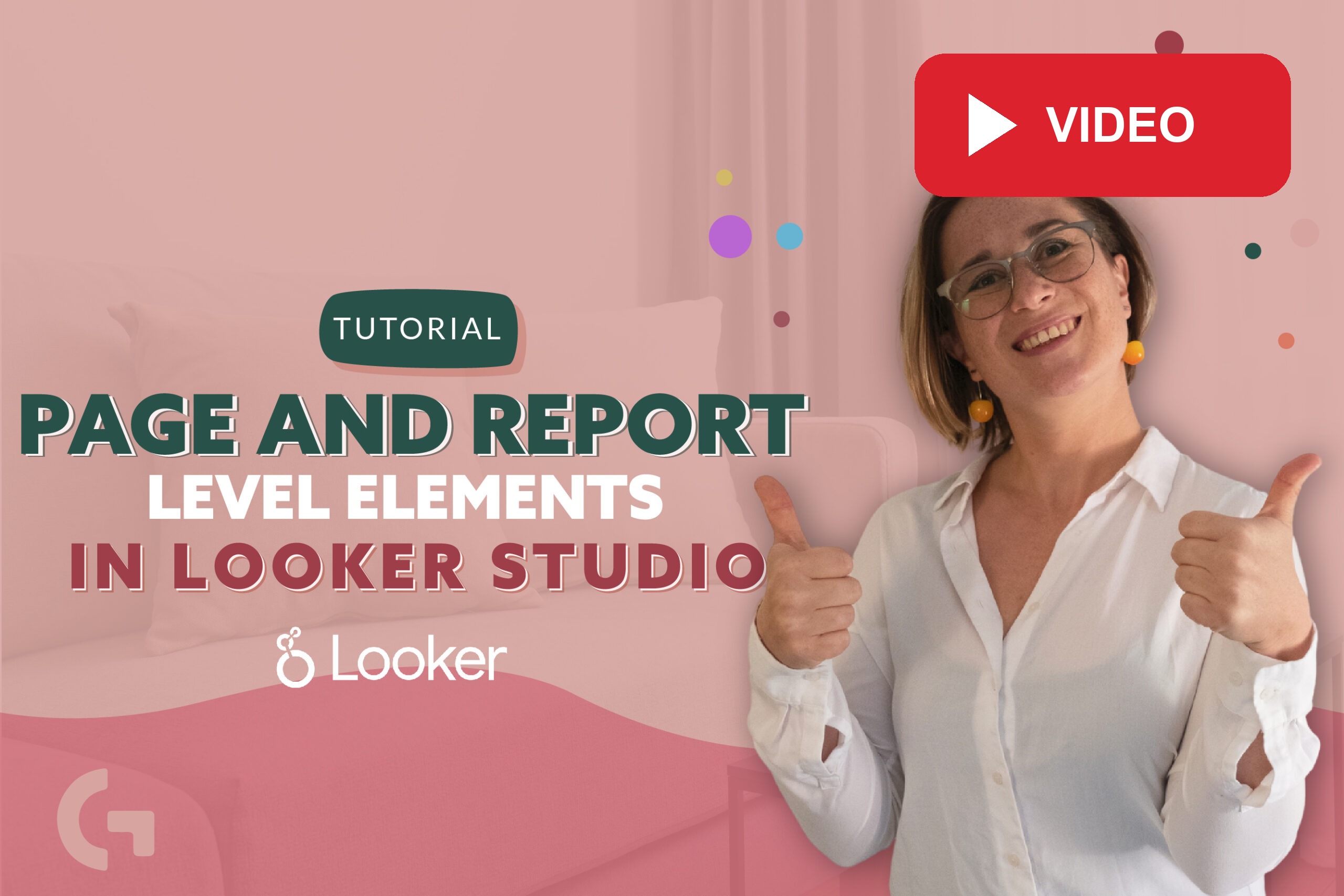 Page- and report-level elements in Looker Studio – Tutorial