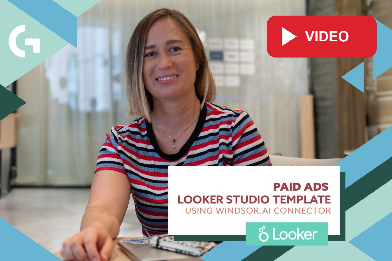 Paid Ads​ Looker Studio template based on Windsor.ai