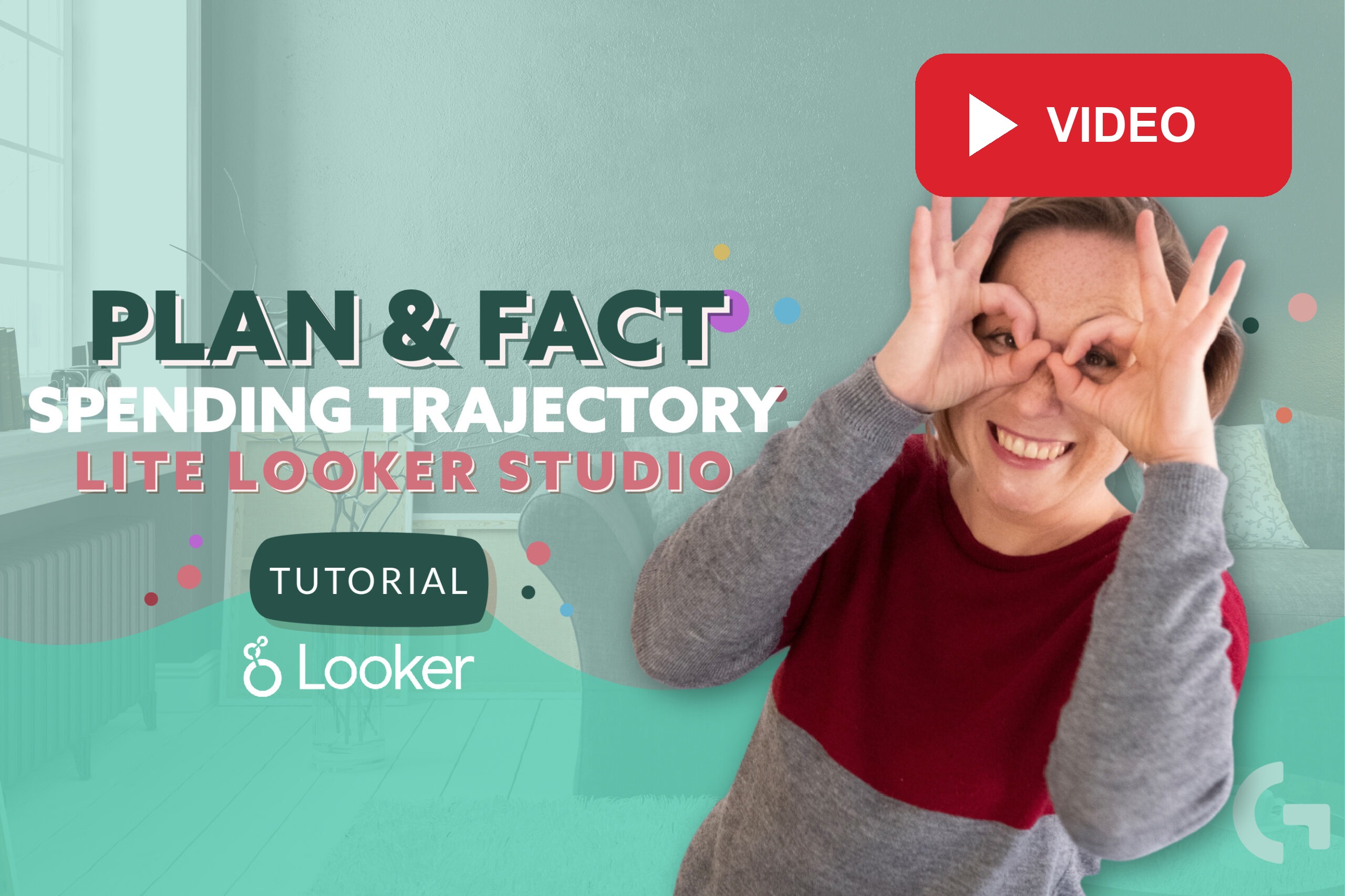 Plan & Fact spending trajectory LITE Looker Studio dashboard