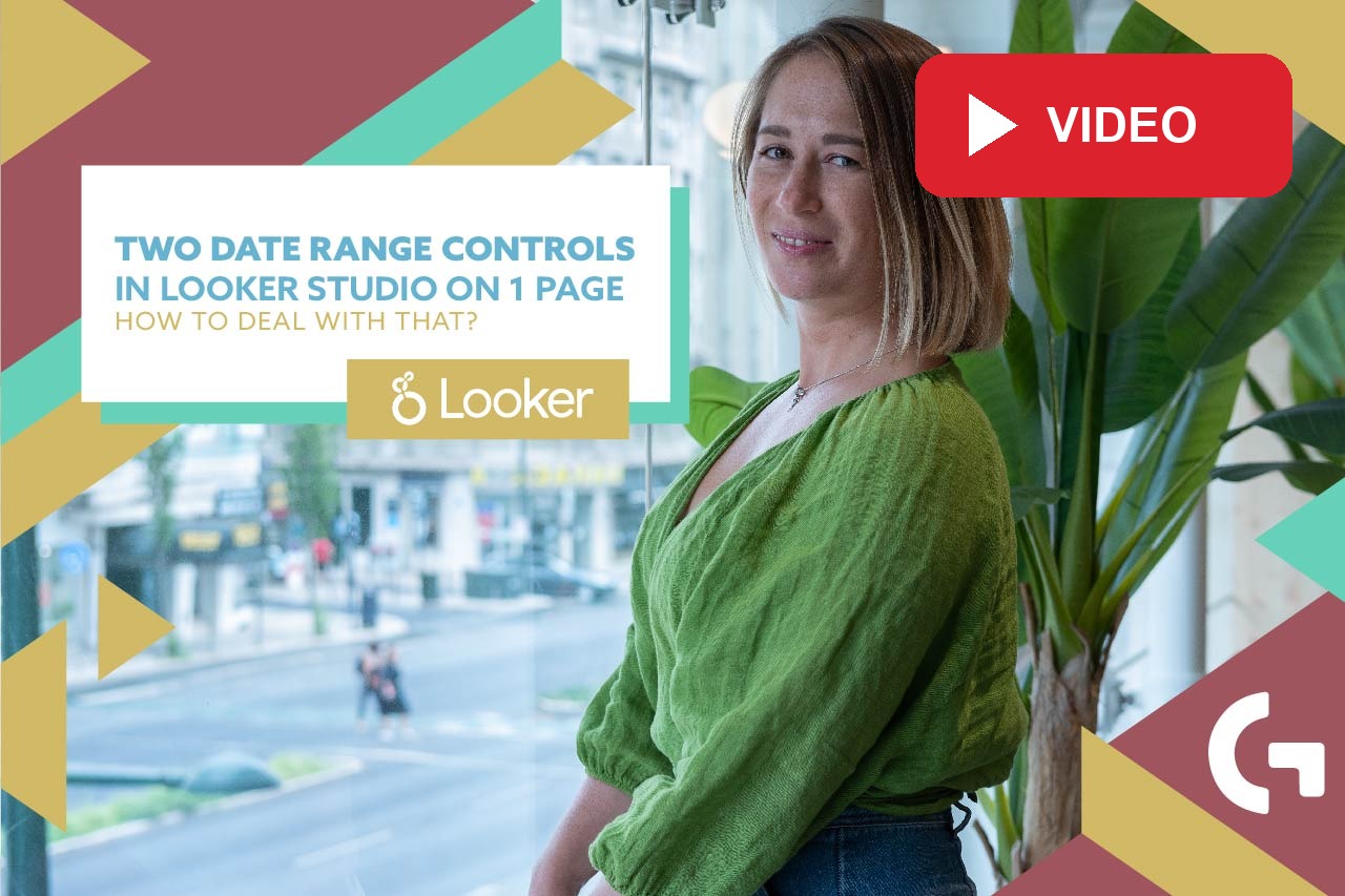 Two date range controls in Looker Studio: Video Tutorial